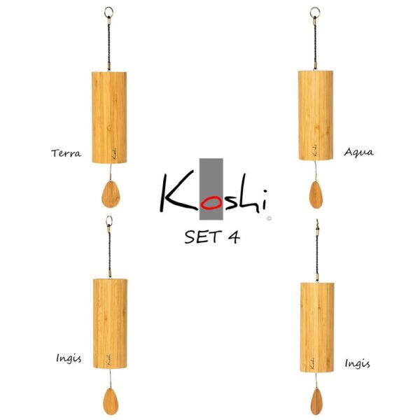 Koshi Windchimes Set van 4 Elementen bij Soin Total